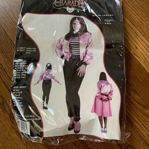 Costume pink lady satin jacket